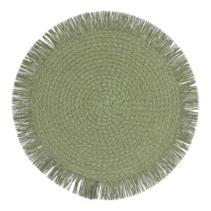 Tischset rund Papiergeflecht