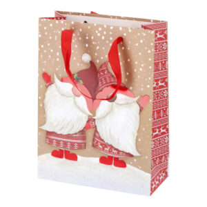 Geschenkstüte Wichtel, 24 cm