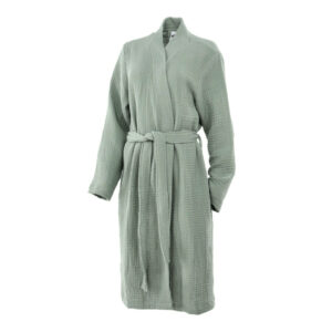 Unisex Bademantel Musselin