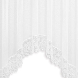 Blumenfenster mit Vorhangband