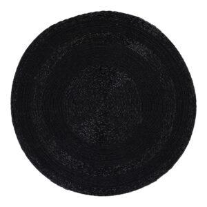 Tischset Perlen schwarz