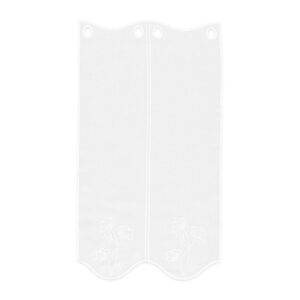 Kurzgardine bestickt